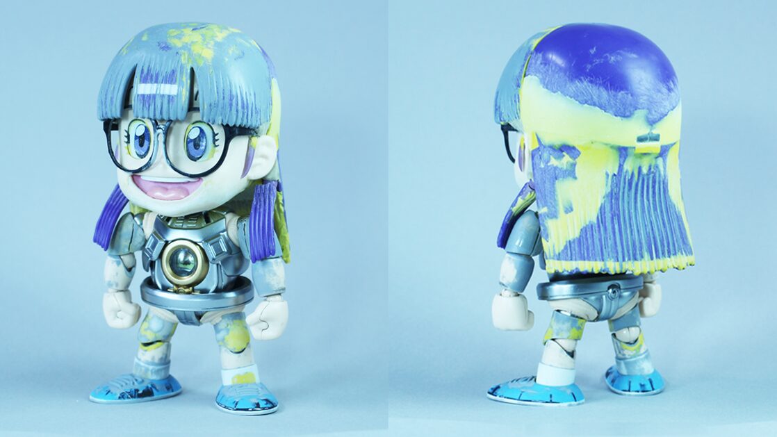 内部メカに外装パーツの仮取り付け