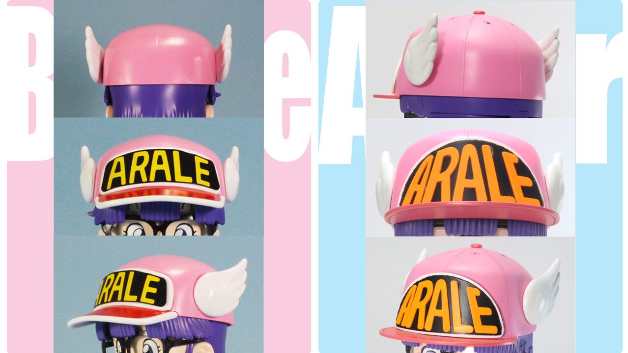 帽子のBefore、After