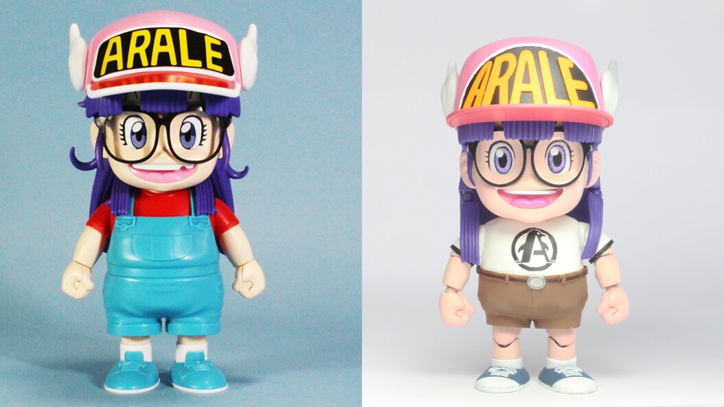 元キットと外装パーツを取り付け完成した比較　前面